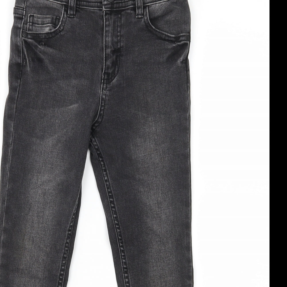 denim co Boys Black  Denim Skinny Jeans Size 6-7 Years