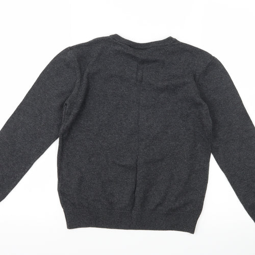 Debenhams Boys Grey   Pullover Jumper Size 8-9 Years