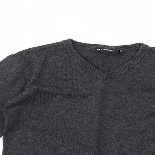 Debenhams Boys Grey   Pullover Jumper Size 8-9 Years