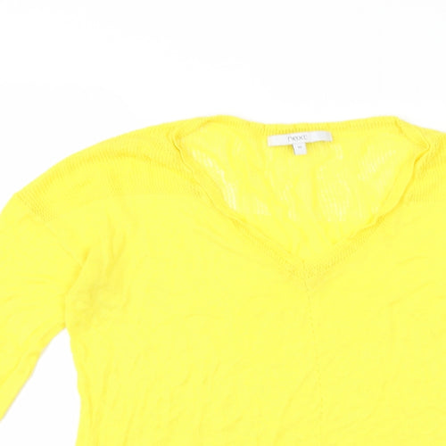 NEXT Womens Yellow   Pullover Jumper Size 10