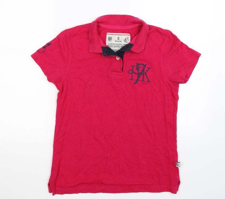 Kukri Womens Pink Basic T-Shirt Size 10
