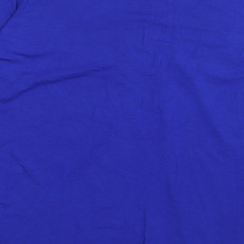togehter Womens Blue Floral  Tunic T-Shirt Size L