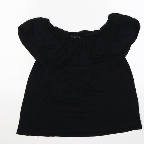 New Look Womens Black   Tunic T-Shirt Size 10