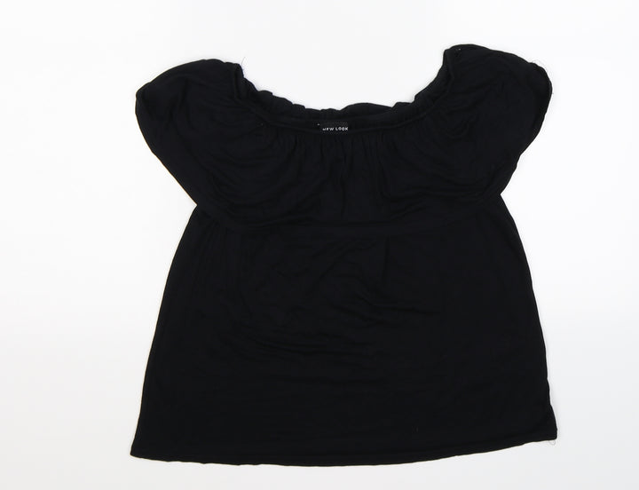 New Look Womens Black   Tunic T-Shirt Size 10