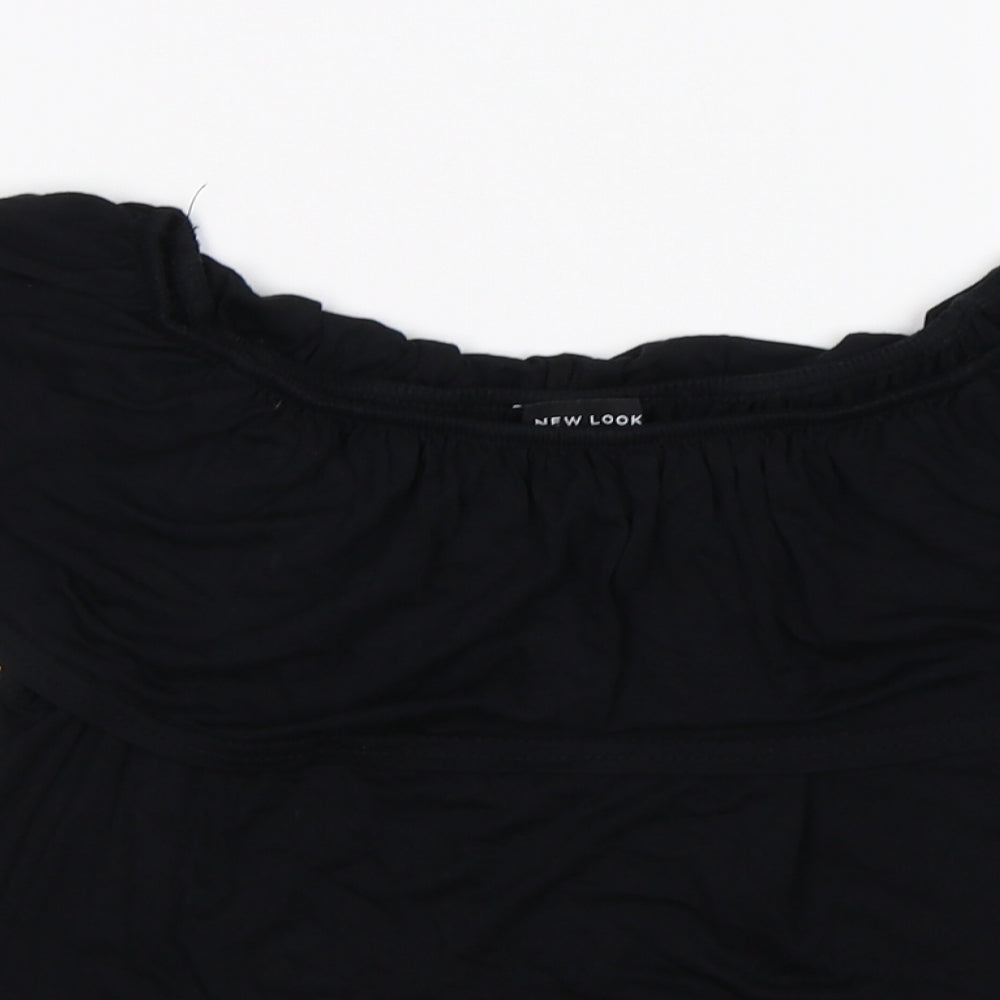 New Look Womens Black   Tunic T-Shirt Size 10