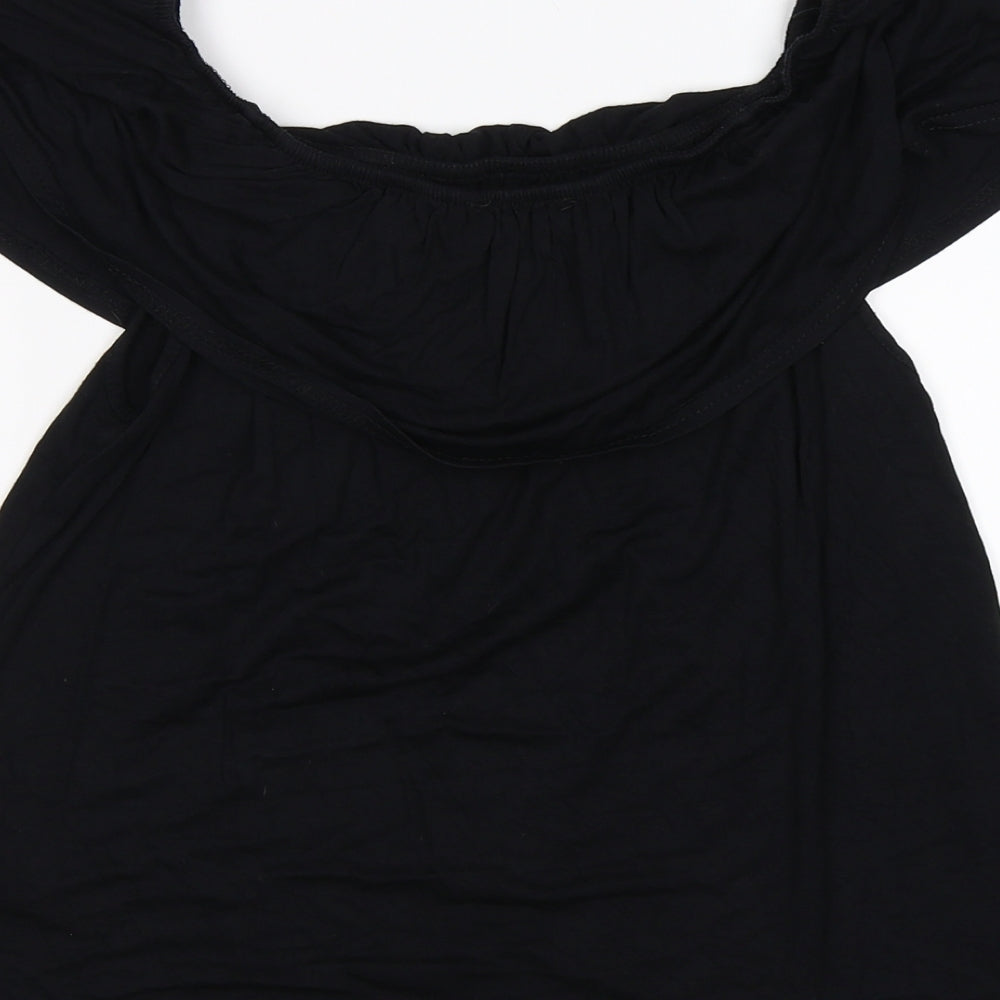 New Look Womens Black   Tunic T-Shirt Size 10