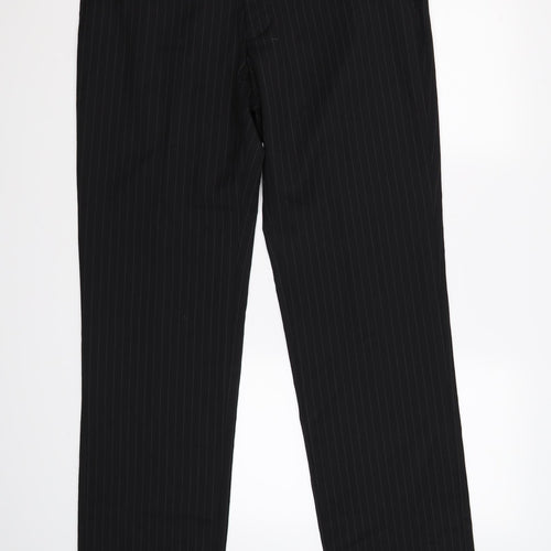 Burton Mens Black Striped  Dress Pants Trousers Size 36 L32 in - evolution