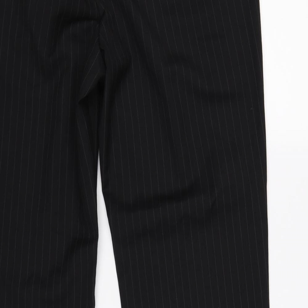Burton Mens Black Striped  Dress Pants Trousers Size 36 L32 in - evolution