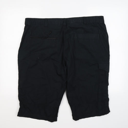 F&F Mens Black   Cargo Shorts Size 42