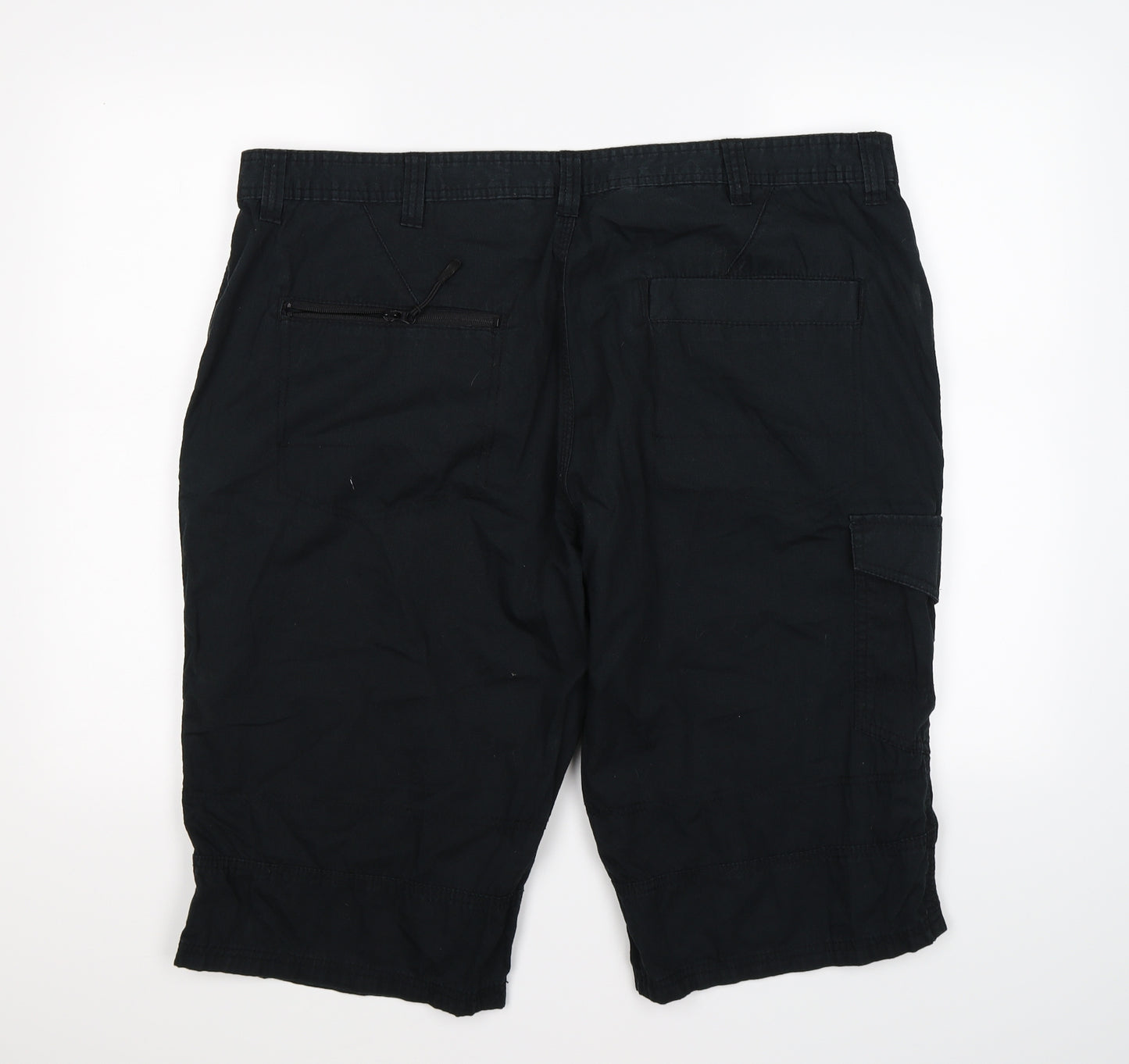 F&F Mens Black   Cargo Shorts Size 42