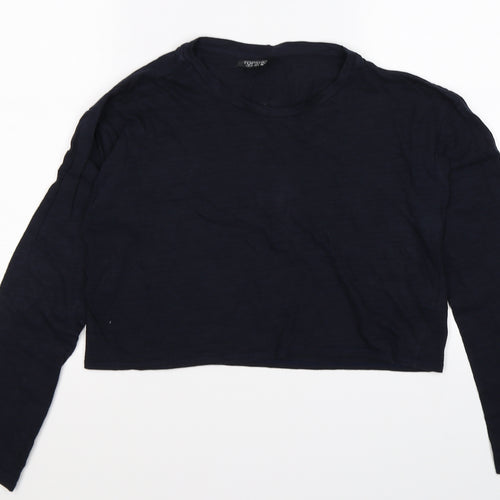 Topshop Womens Blue   Basic T-Shirt Size 12
