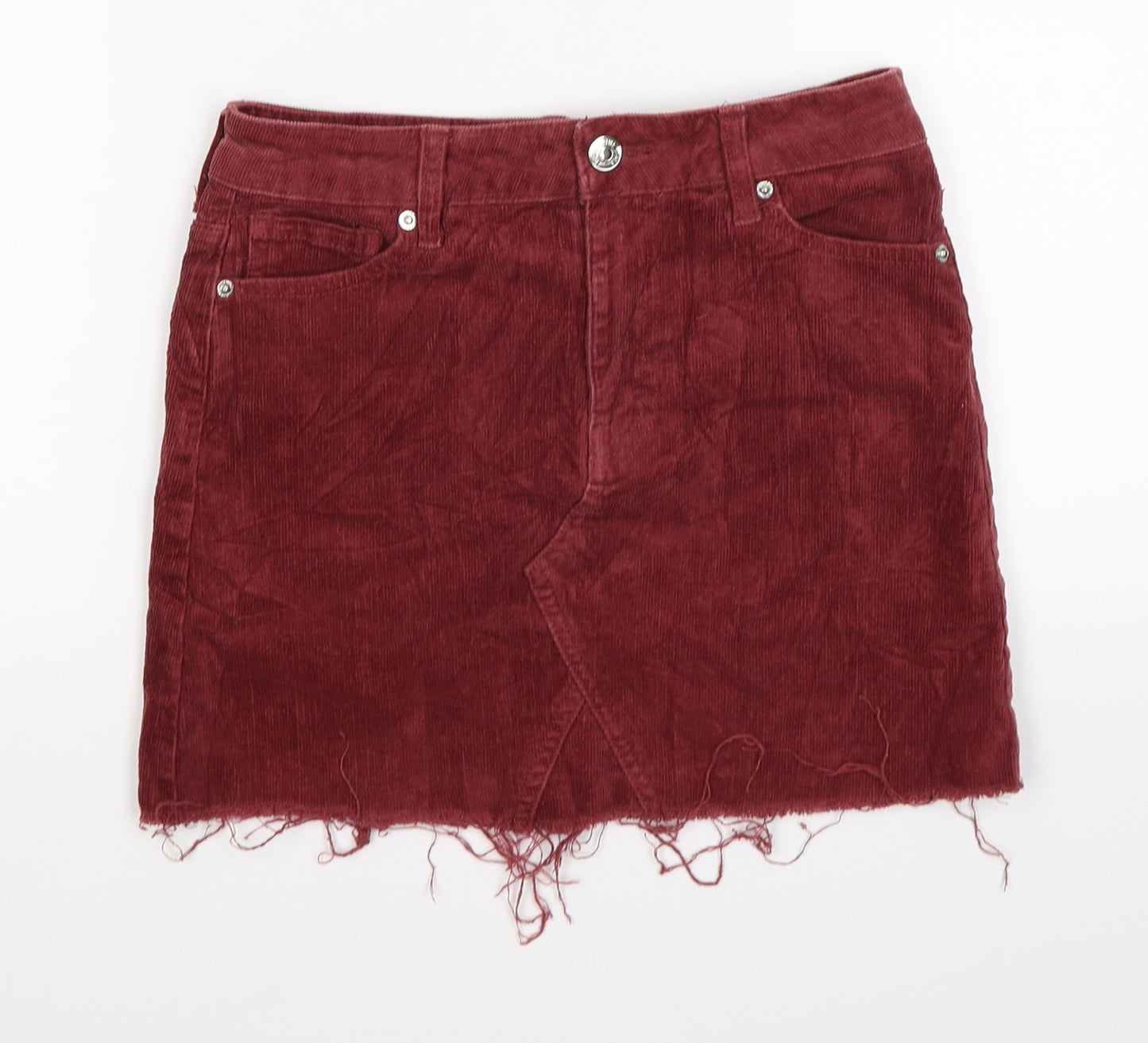 FOREVER 21 Womens Brown  Corduroy Mini Skirt Size XS