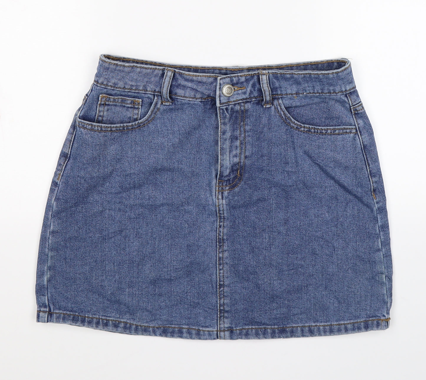 denim co Womens Blue  Denim Skater Skirt Size 10