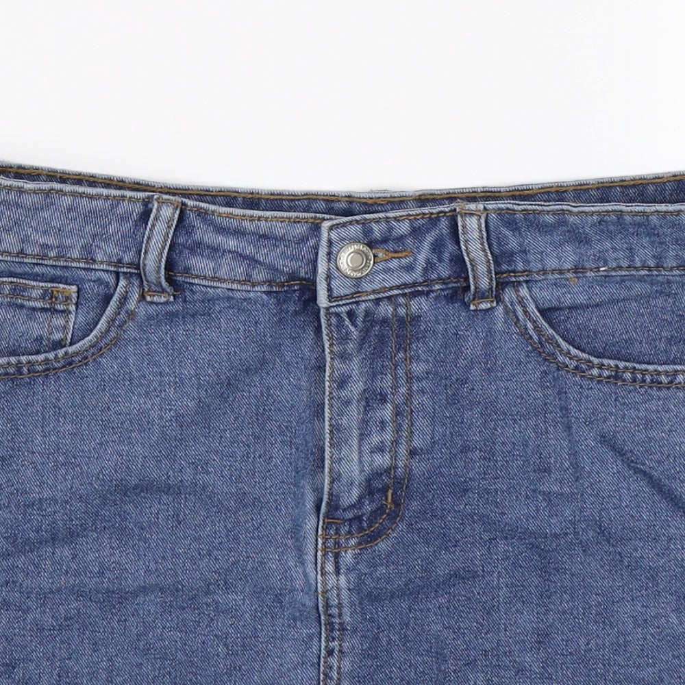 denim co Womens Blue  Denim Skater Skirt Size 10