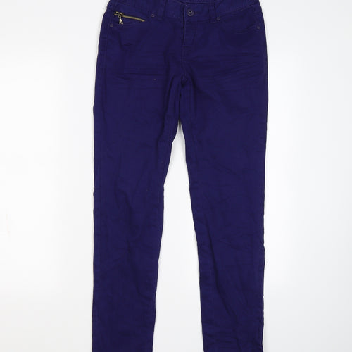 Semir Womens Purple  Denim Skinny Jeans Size S L28 in