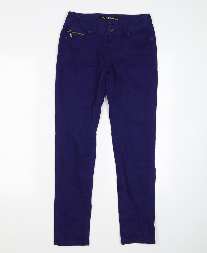 Semir Womens Purple  Denim Skinny Jeans Size S L28 in