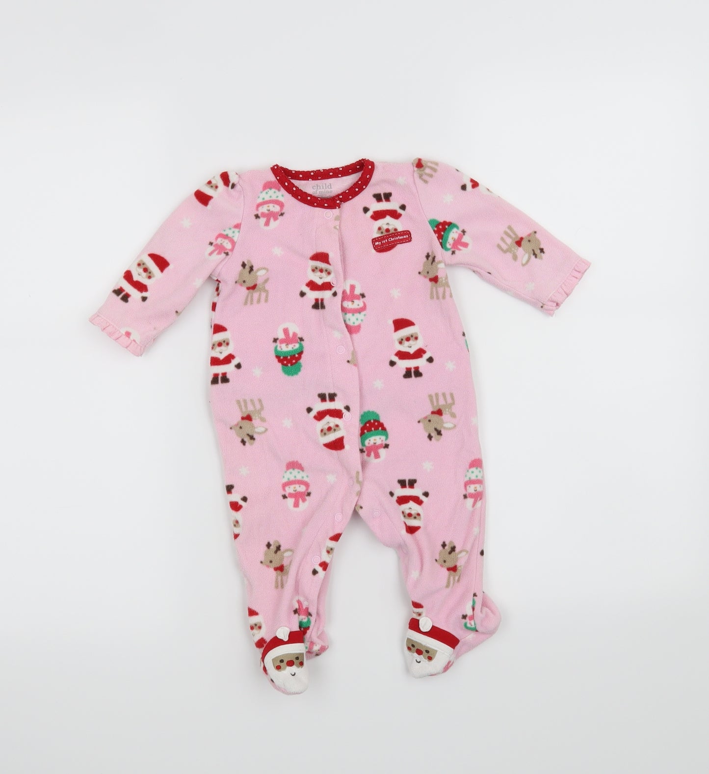 Child of Mine by Carter's Girls Pink   Babygrow One-Piece Size 3-6 Months