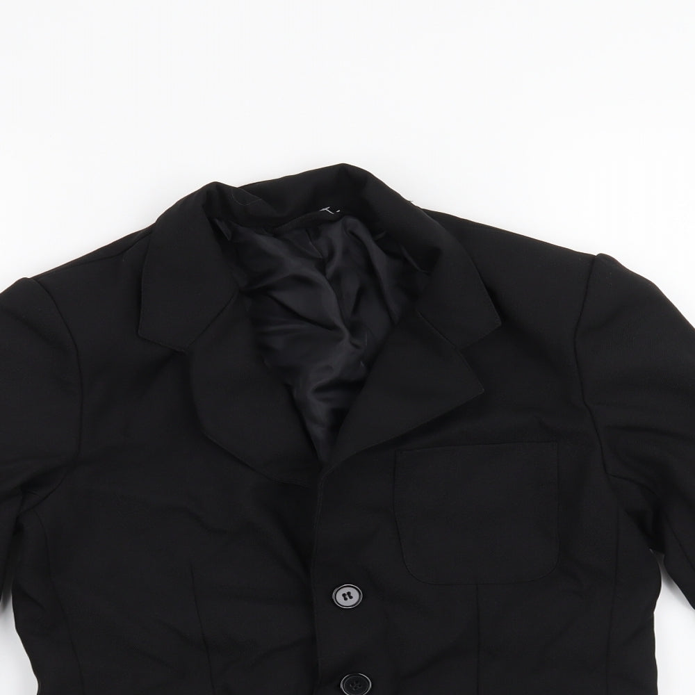 F&F Boys Black   Jacket Blazer Size 11 Years