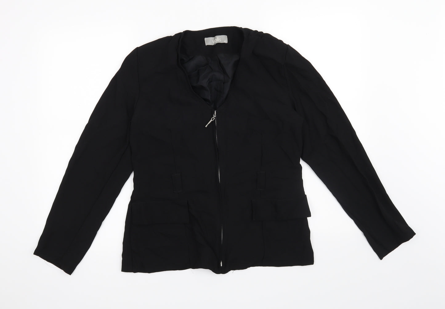 Wallis Womens Black   Jacket Blazer Size 10