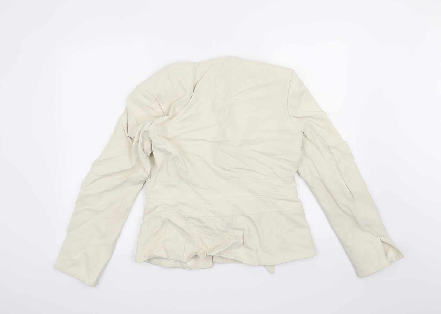 Wallis Womens White   Jacket Coat Size 14