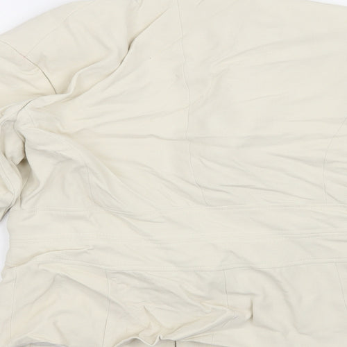 Wallis Womens White   Jacket Coat Size 14