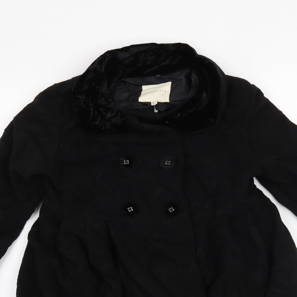Copper Key Womens Black   Jacket Coat Size 10