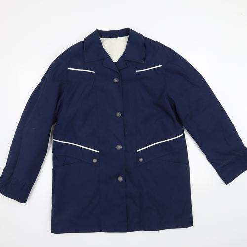 Preworn Womens Blue   Jacket Coat Size M