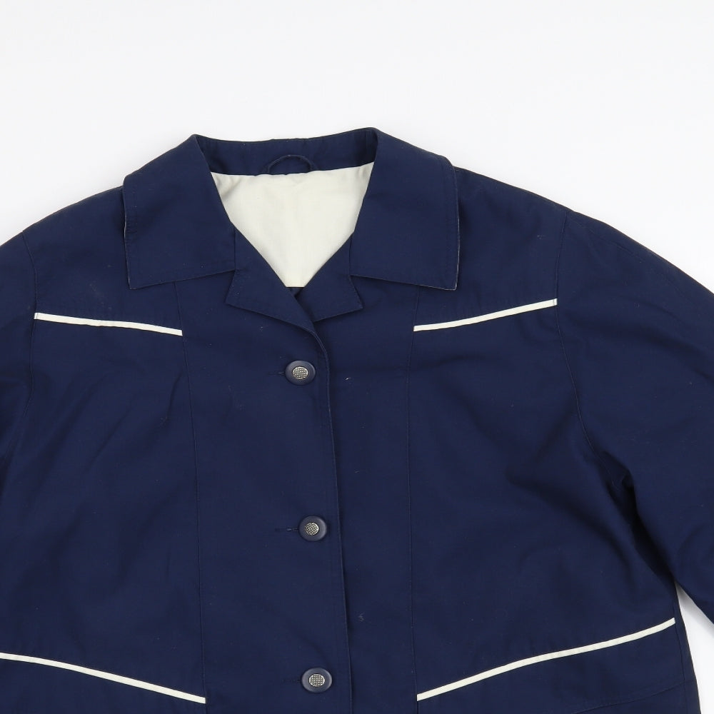 Preworn Womens Blue   Jacket Coat Size M