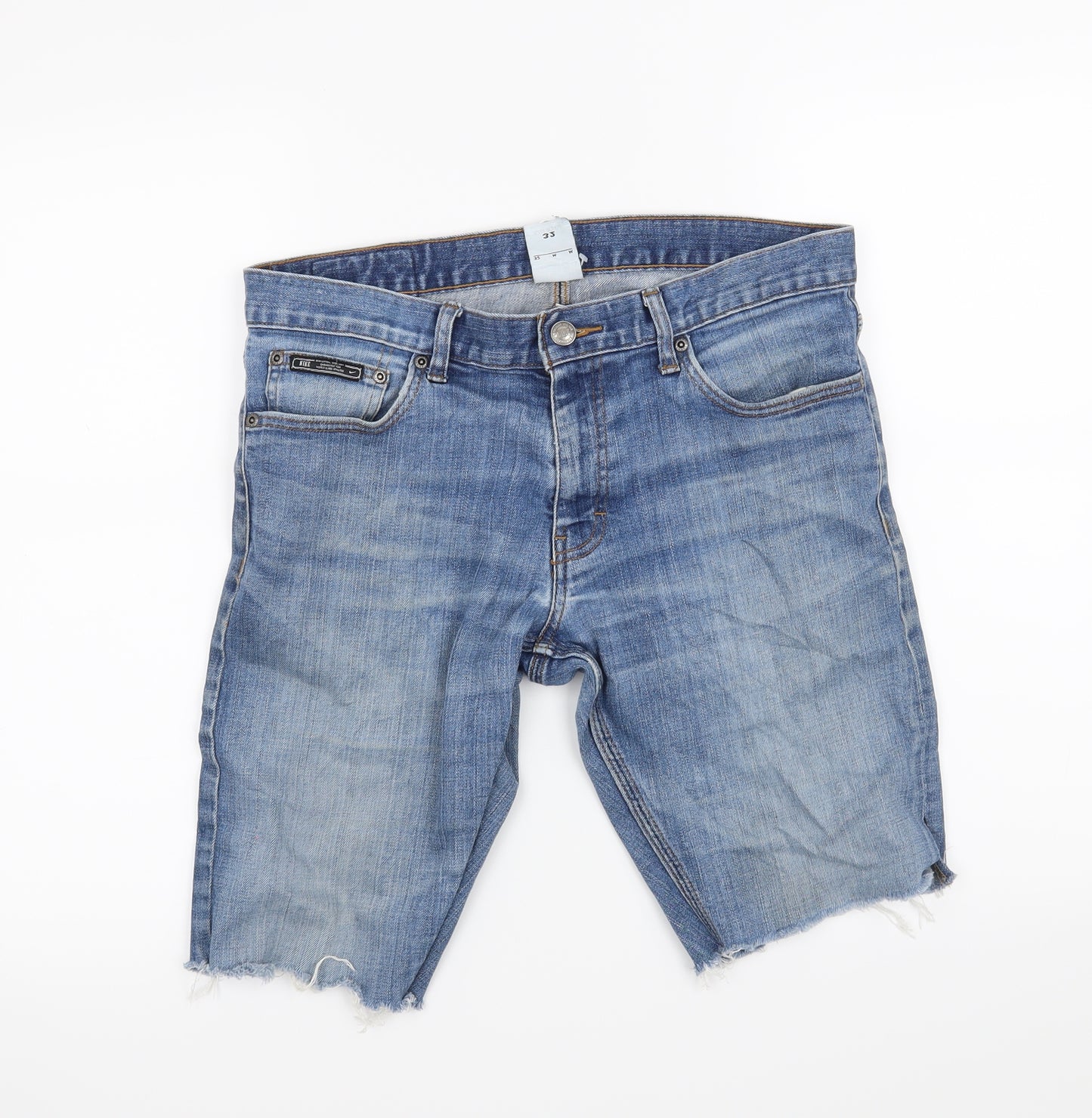 Nike Mens Blue   Biker Shorts Size 32