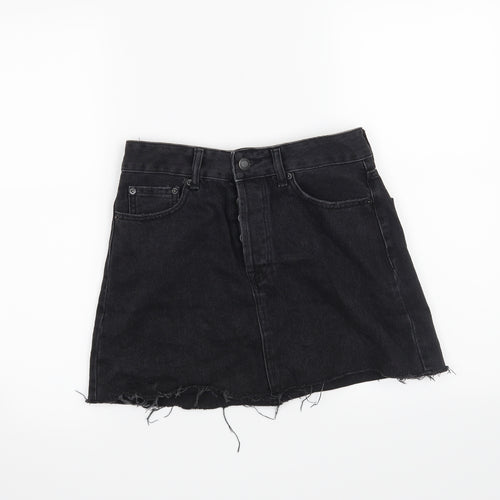 Bershka Womens Black   Mini Skirt Size 8