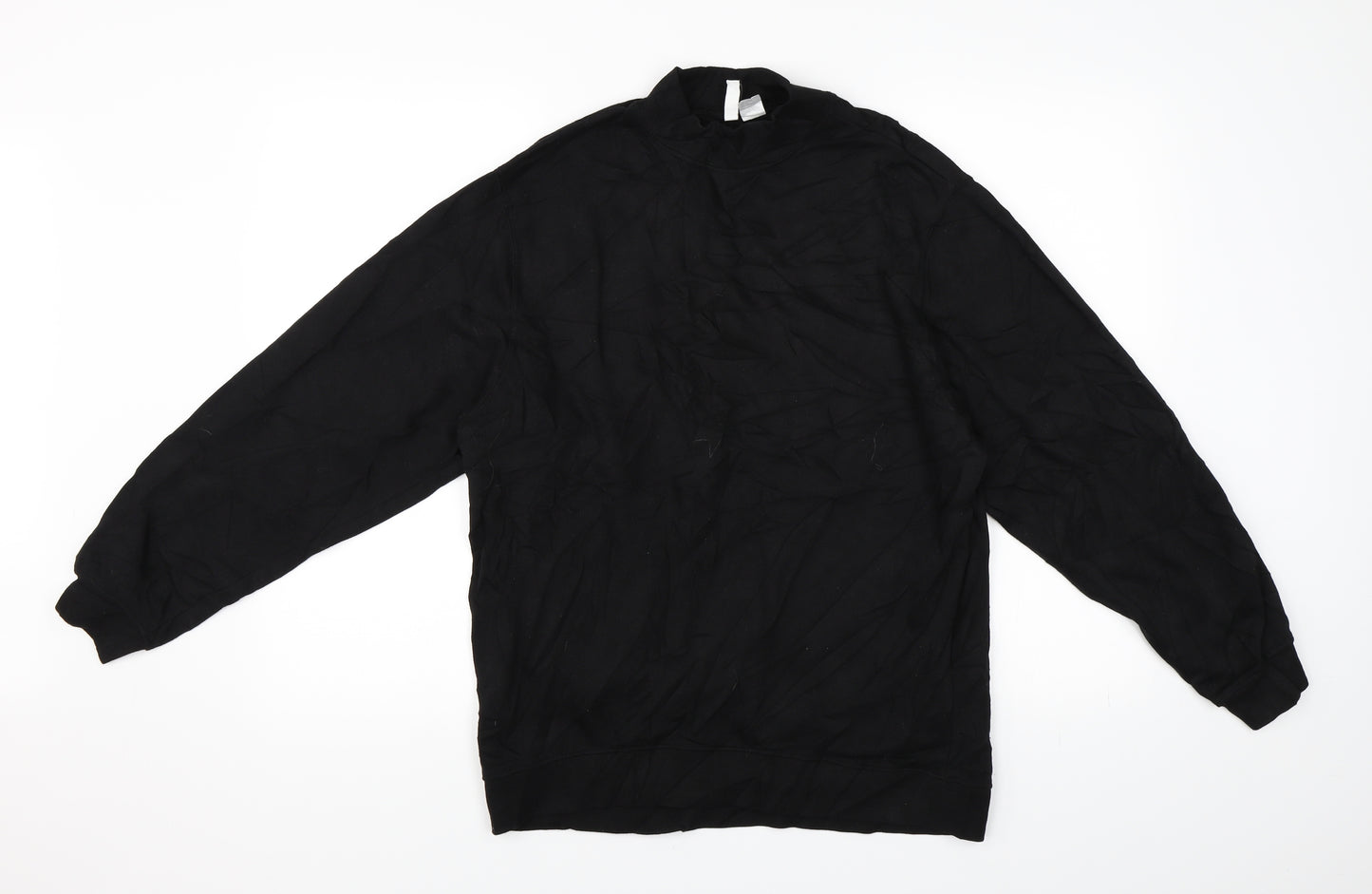 H&M Womens Black   Pullover Sweatshirt Size XS