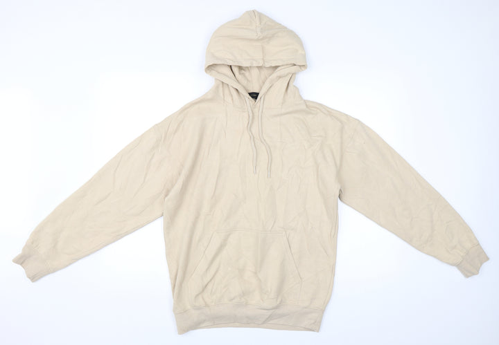 I SAW IT FIRST Womens Beige  Rayon Pullover Hoodie Size S
