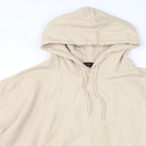 I SAW IT FIRST Womens Beige  Rayon Pullover Hoodie Size S