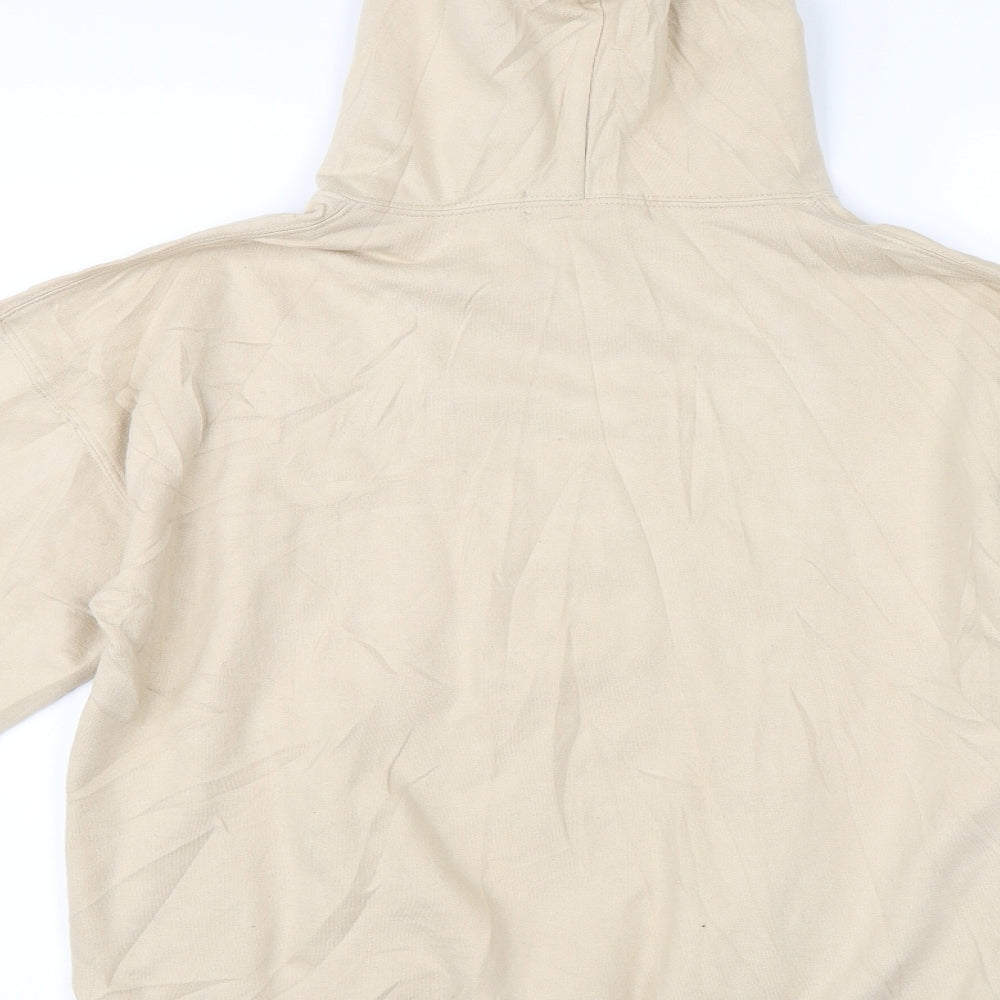 I SAW IT FIRST Womens Beige  Rayon Pullover Hoodie Size S