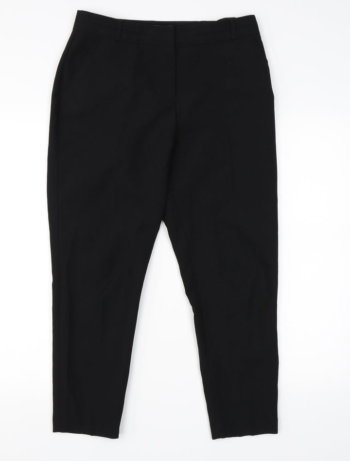 Primark Womens Black Trousers Size 10 L25 in