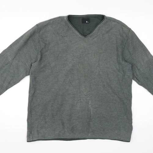 BHS Mens Green   Pullover Jumper Size S