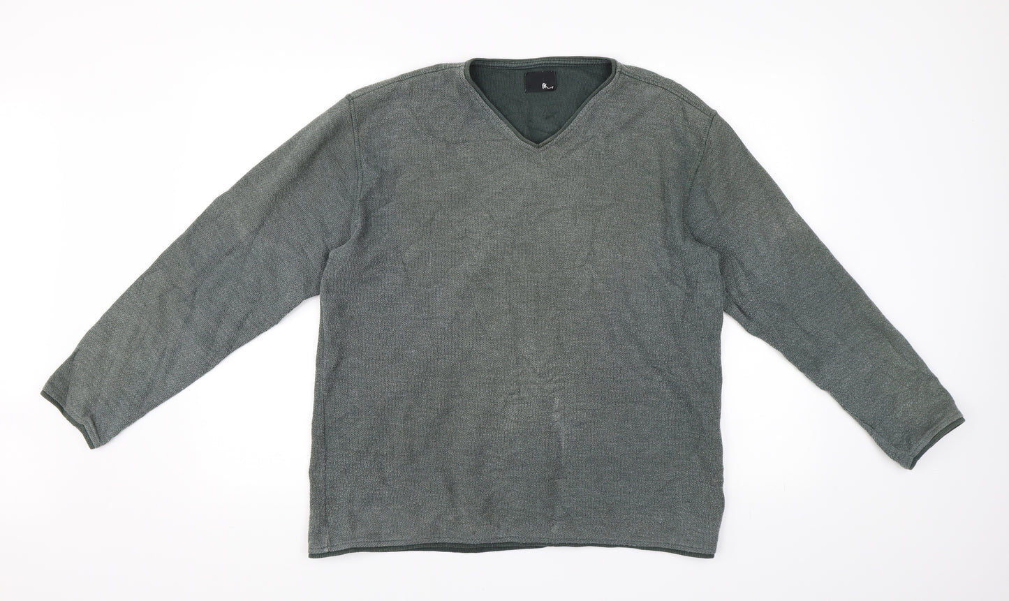 BHS Mens Green   Pullover Jumper Size S