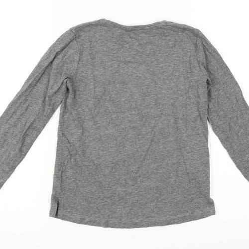 Mango Girls Grey   Basic T-Shirt Size 7-8 Years