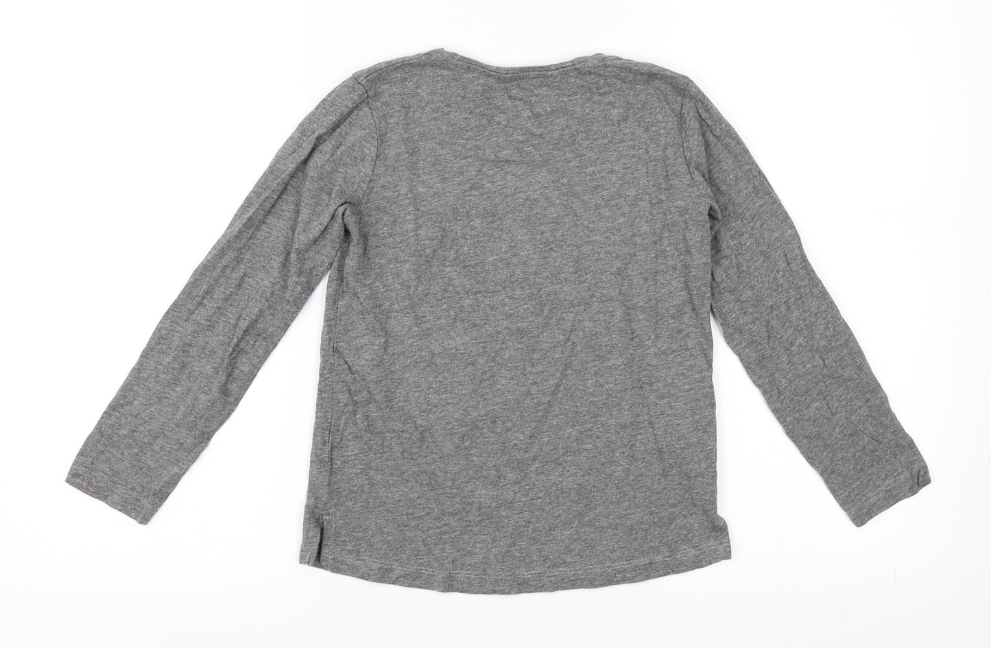 Mango Girls Grey   Basic T-Shirt Size 7-8 Years