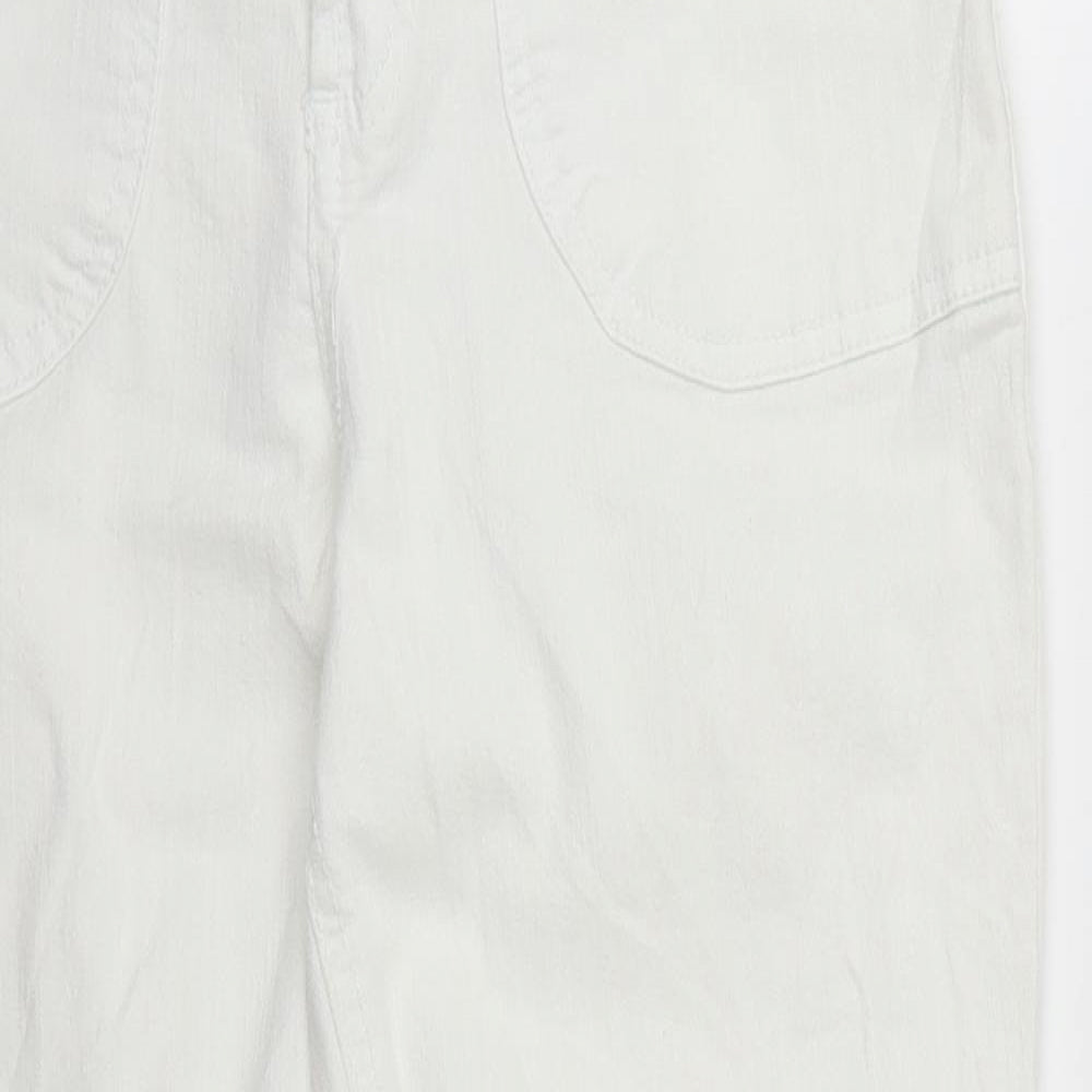 Cherokee Womens White  Denim Cropped Jeans Size 10 L22 in