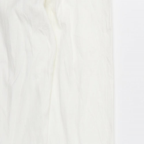 Preworn Womens White  Denim Skinny Jeans Size M L29 in