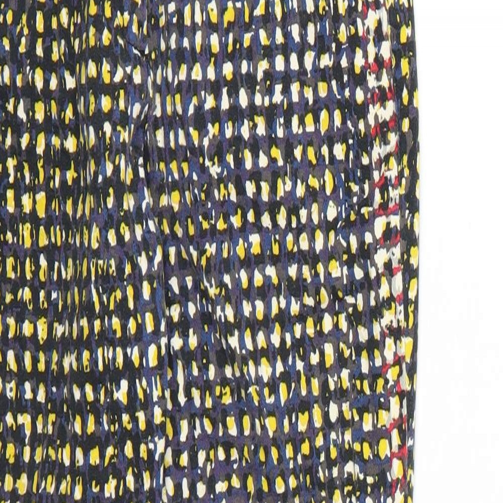 Sisley Womens Multicoloured Animal Print Denim Skinny Jeans Size 6 L24 in