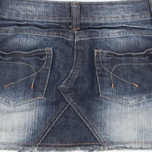 NEXT Girls Blue  Denim A-Line Skirt Size 7 Years