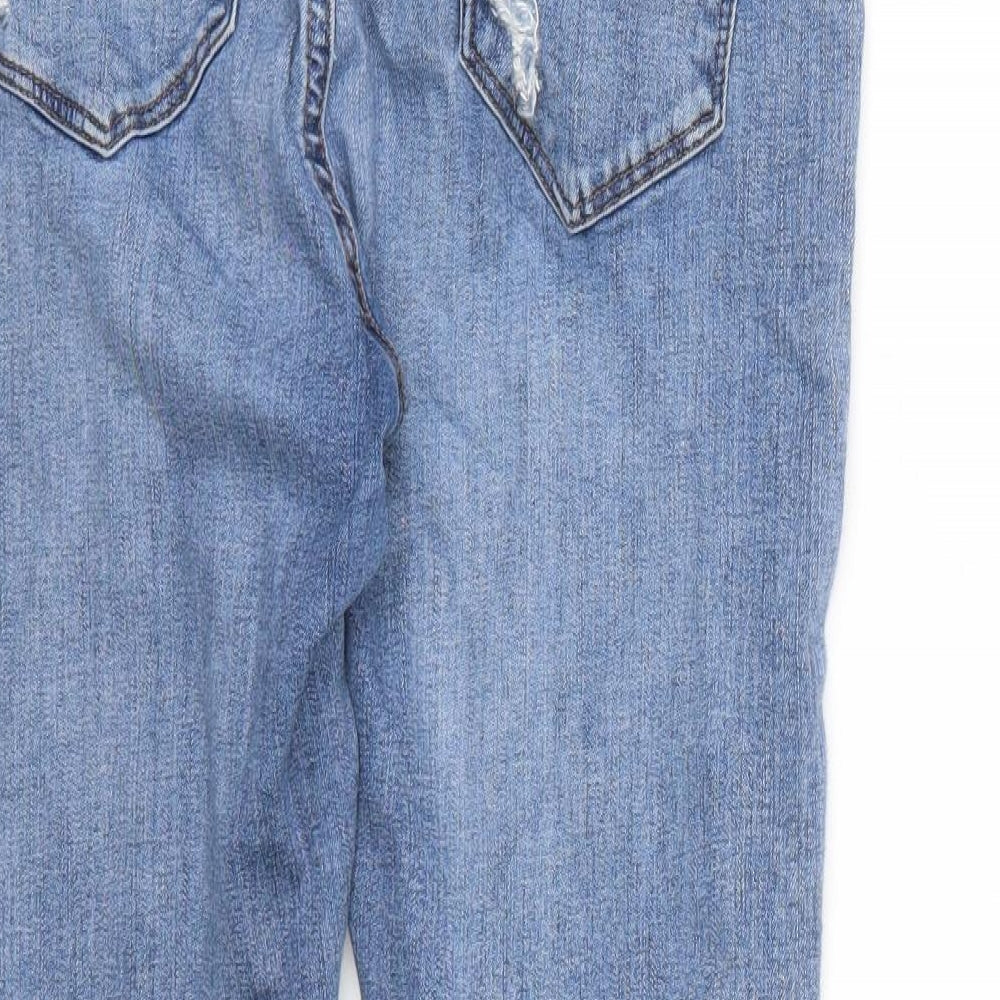Miss Selfridge Womens Blue  Denim Skinny Jeans Size 14 L24 in