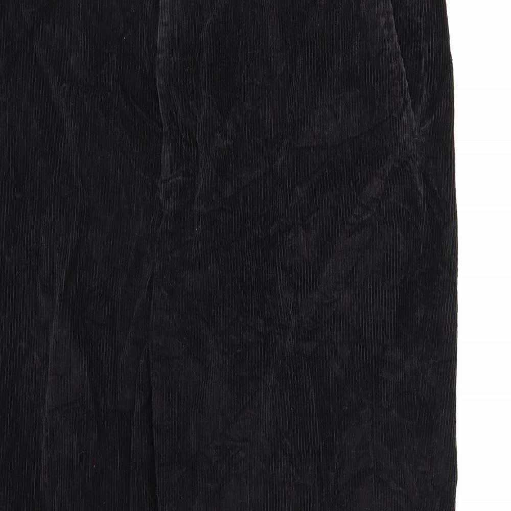 Lands End Mens Black  Corduroy Trousers   L30 in