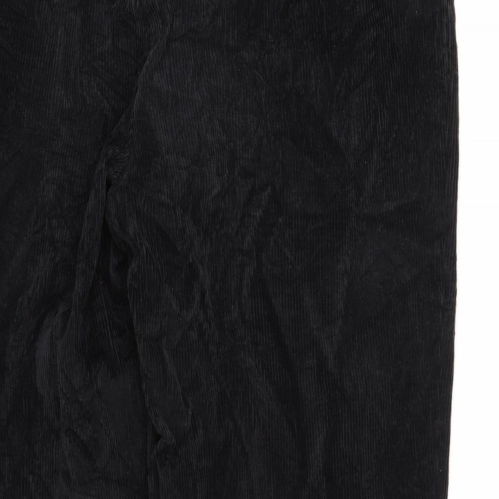 Lands End Mens Black  Corduroy Trousers   L30 in
