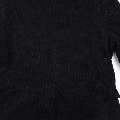 Cedarwood State Mens Black  Corduroy Jacket Suit Jacket Size M