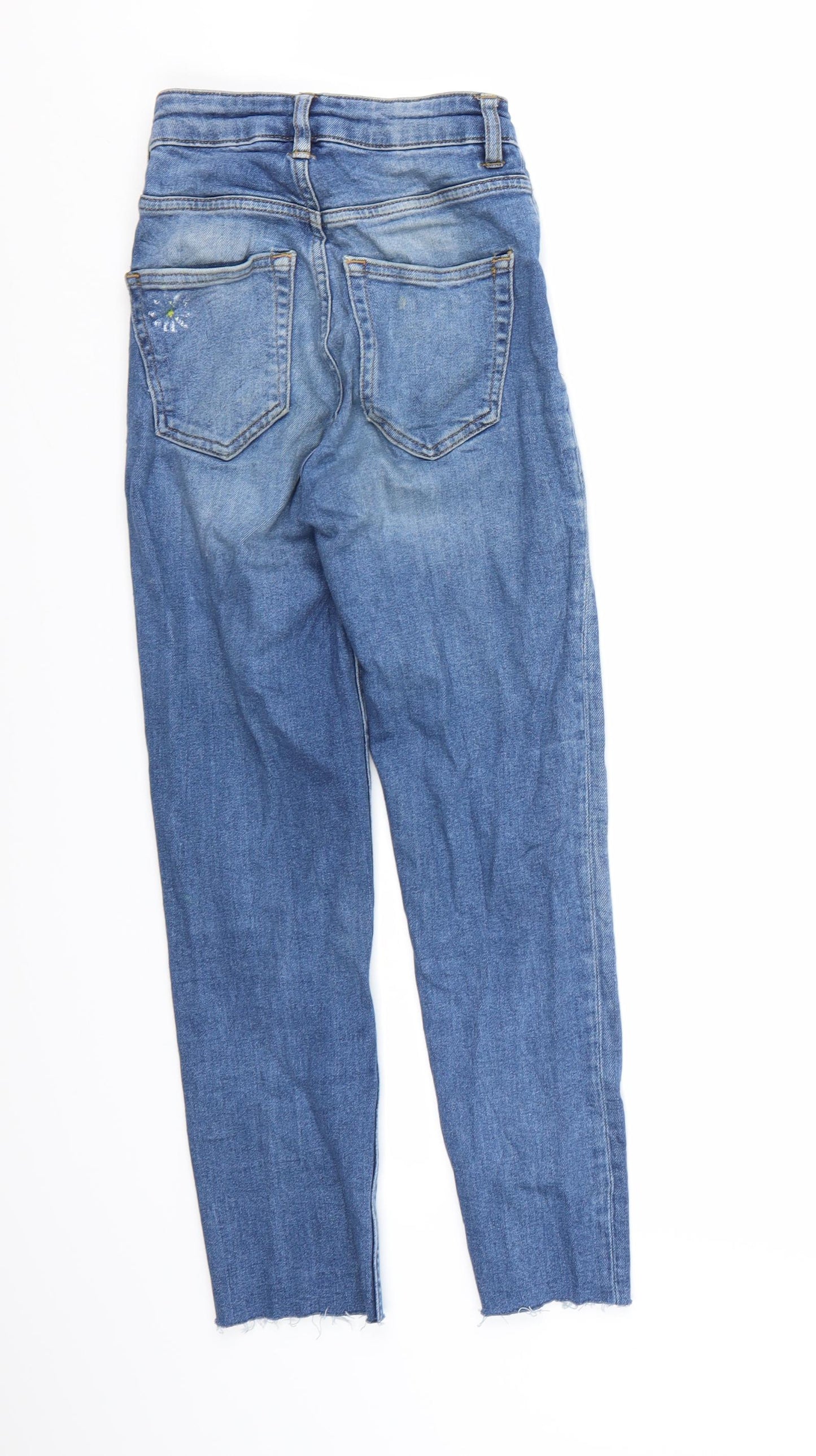 Divided by H&M Womens Blue  Denim Skinny Jeans Size 6 L24 in