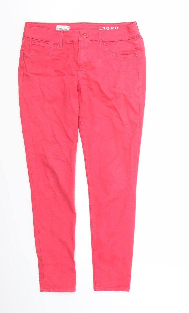 Gap Womens Pink Denim Jegging Jeans Size 10 L26 in