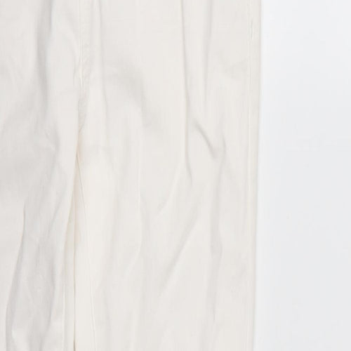 New Look Womens White  Denim Jegging Jeans Size 8 L28 in